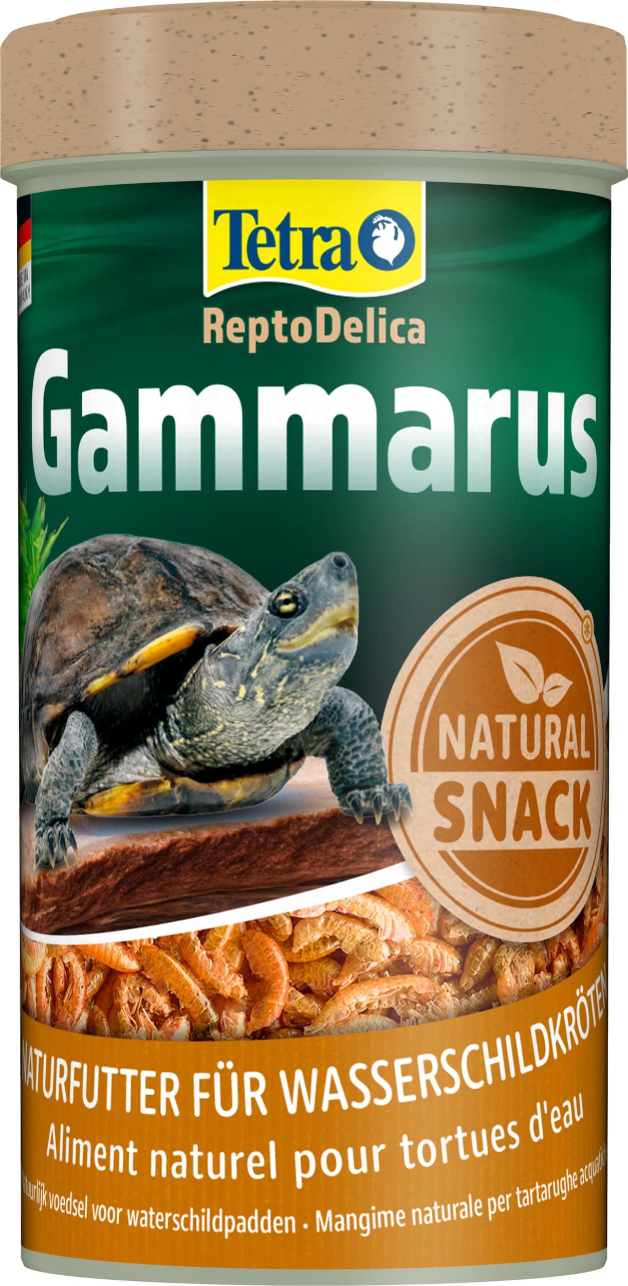 🐢🌿 Tetra ReptoDelica Gammarus Schildkröten-Futter - Naturfutter aus ganzen Bachflohkrebsen 🌊🦐