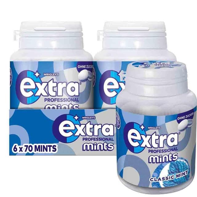 Angebot: Extra Professional Mint Zuckerfreie Lutschpastillen Multipack