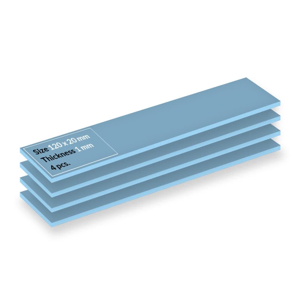 🔥ARCTIC TP-3 Wärmeleitpad Deal: Premium Performance Thermal Pad, 120x20x1,0 mm (stapelbar bis 2,0 mm) - 4 Stück