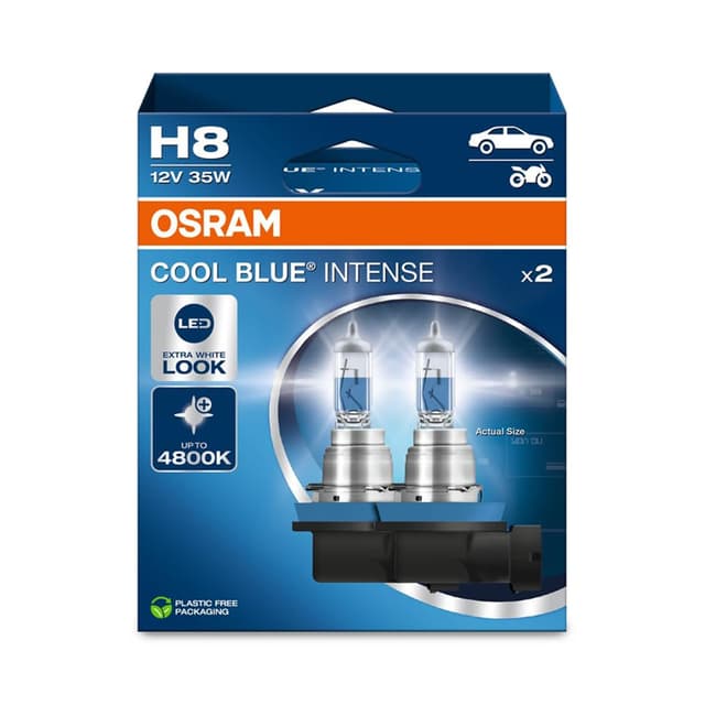 OSRAM COOL BLUE® INTENSE H8 Halogen-Scheinwerferlampe