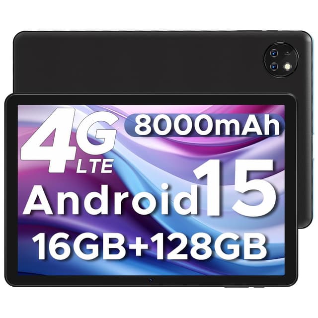 DOOGEE T10W Android 15 Tablet 10 Zoll 16GB RAM +128GB ROM (2TB TF) 2025 Neueste Tablet mit SIM Card Slot