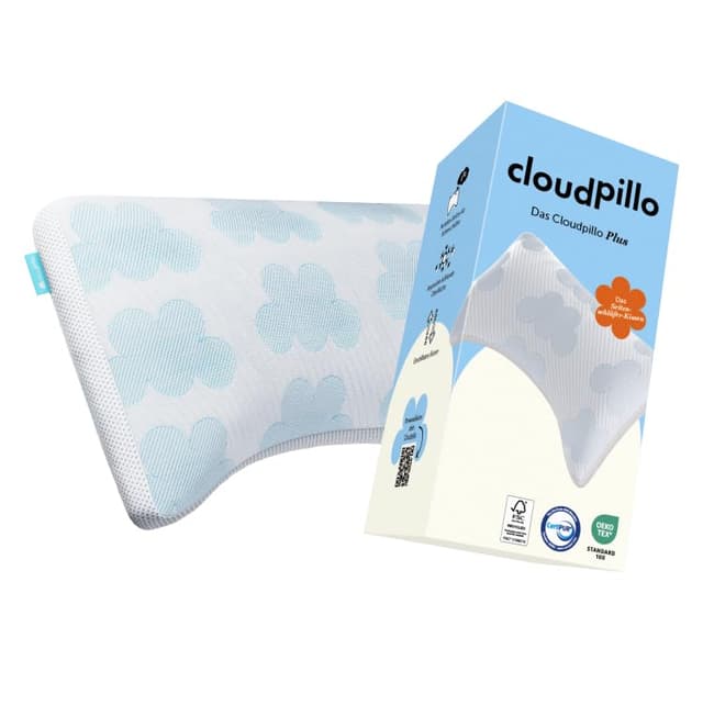 Cloudpillo Plus Verstellbares Memory Foam Kissen 40×80 cm 😴🛌