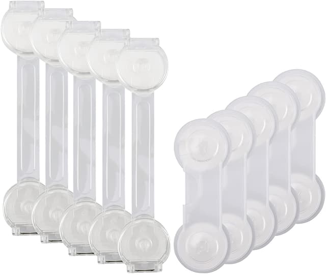 👶🔒 BillyBath Baby Schranksicherung - Kindersicherung für Schrank, Schubladen, Kühlschrank, Toilettensitz