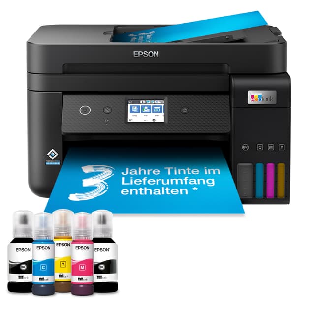 🖨️ Epson EcoTank ET-4850 A4-Multifunktions-Wi-Fi-Tintentankdrucker 🌈📱