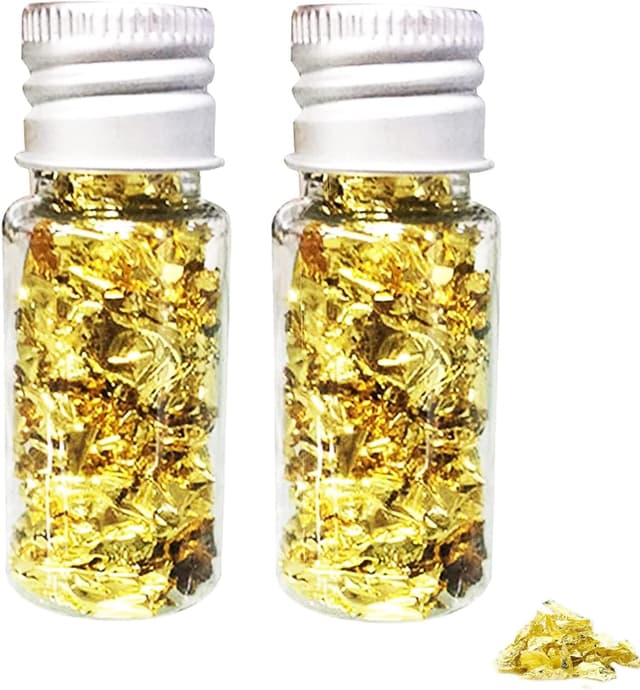 Essbare Blattgoldblätter - Dekorieren Sie Ihre Leckereien mit Luxus! ✨🍰🎂