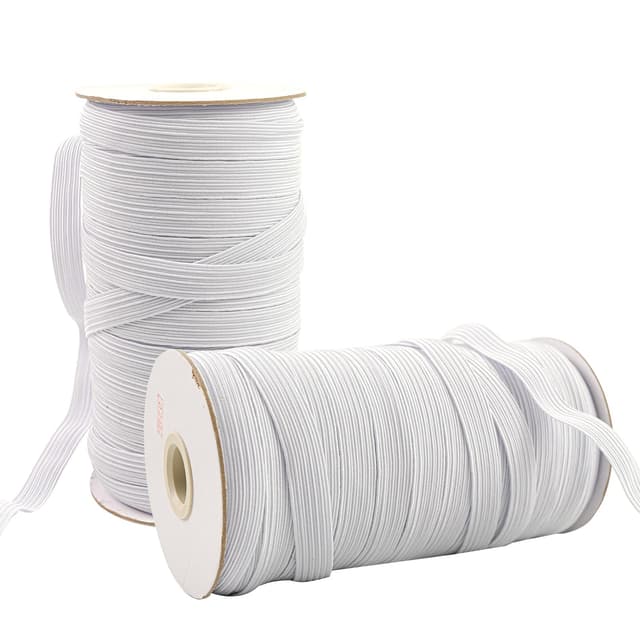 BOKFJBP Gummiband 11mm Breite Nähen-50 Meter Weißes Gummiband 🧵🪡