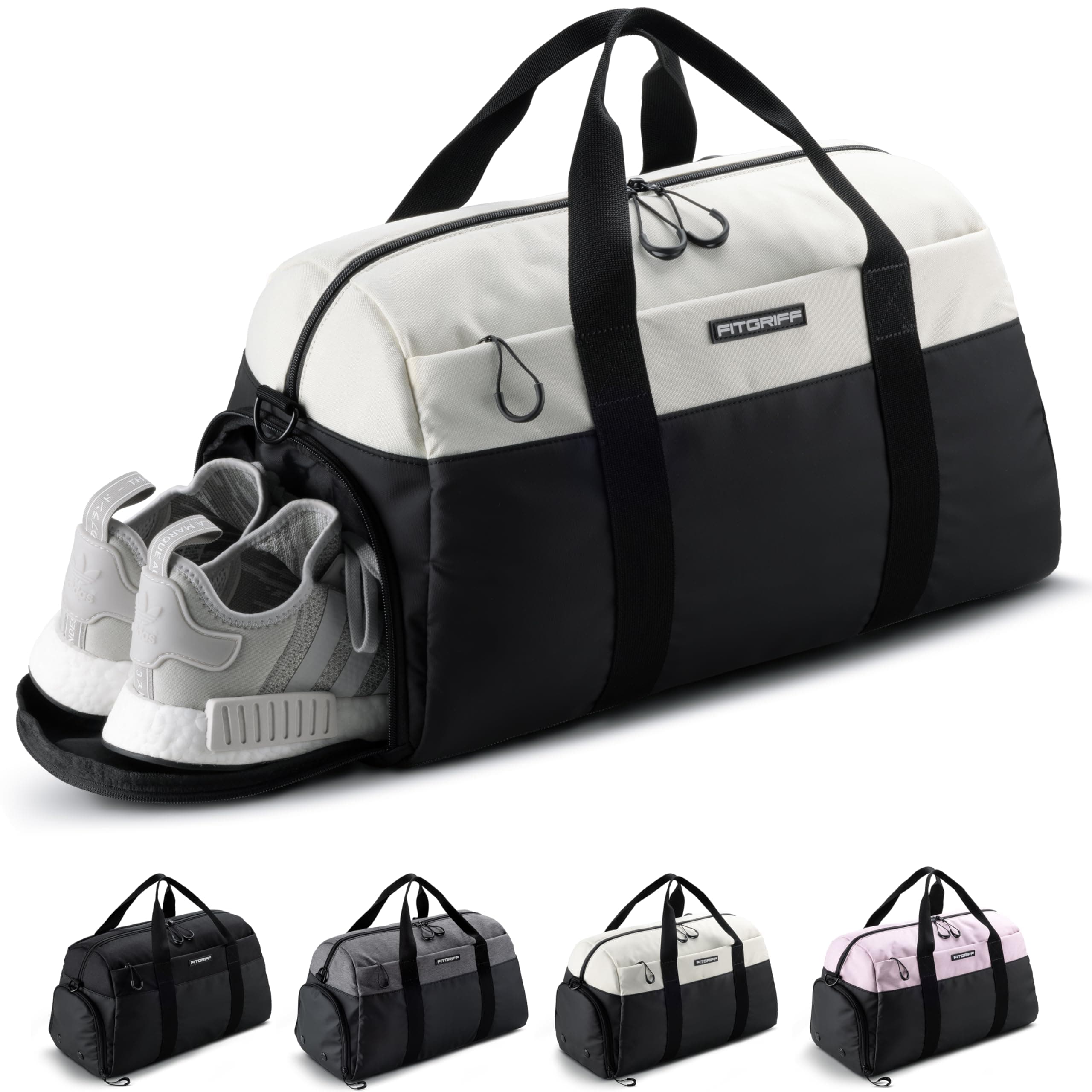 Fitgriff® Sporttasche & Reisetasche V2 für Damen und Herren - mit Schuhfach & Nassfach