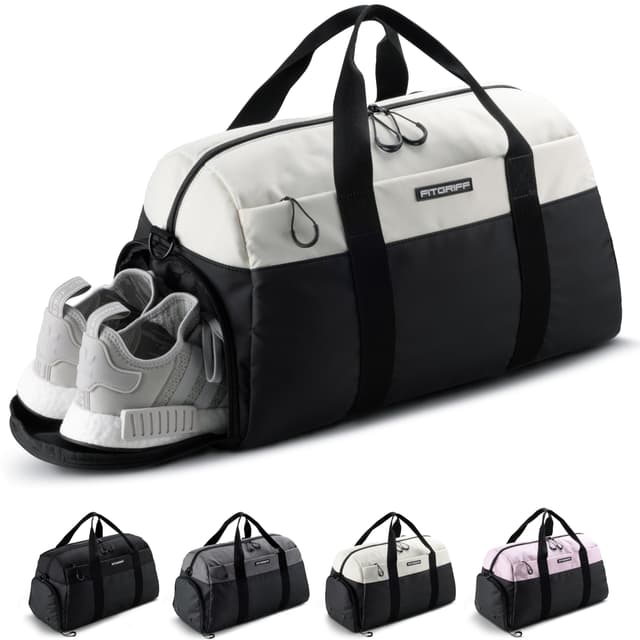 Fitgriff® Sporttasche & Reisetasche V2 für Damen und Herren - mit Schuhfach & Nassfach