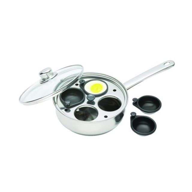 🍳🔪 KüchenCraft Pochierpfanne & NATURAL ELEMENTS Mezzaluna-Set 🌿
