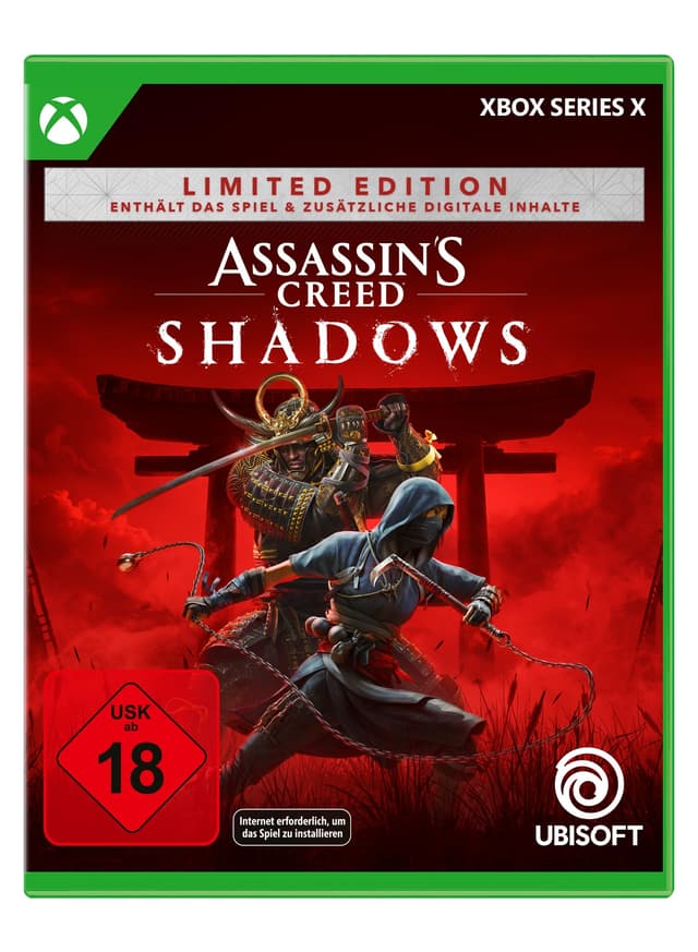 🎮 Assassin's Creed Shadows - Limited Edition exklusiv bei Amazon [Xbox Series X]