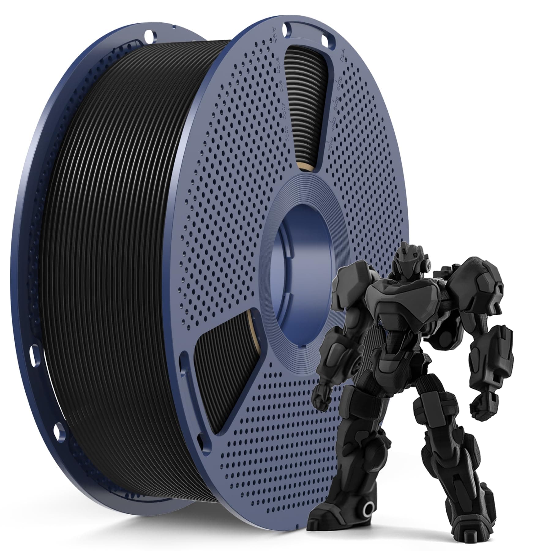 SUNLU PETG Filament 1.75 mm Schwarz 1KG - Hochfestes 3D Drucker Filament