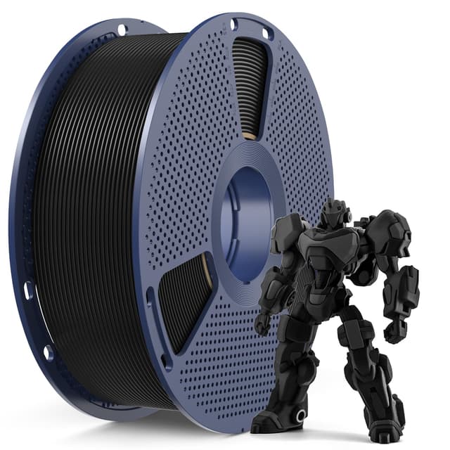 SUNLU PETG Filament 1.75 mm Schwarz 1KG - Hochfestes 3D Drucker Filament