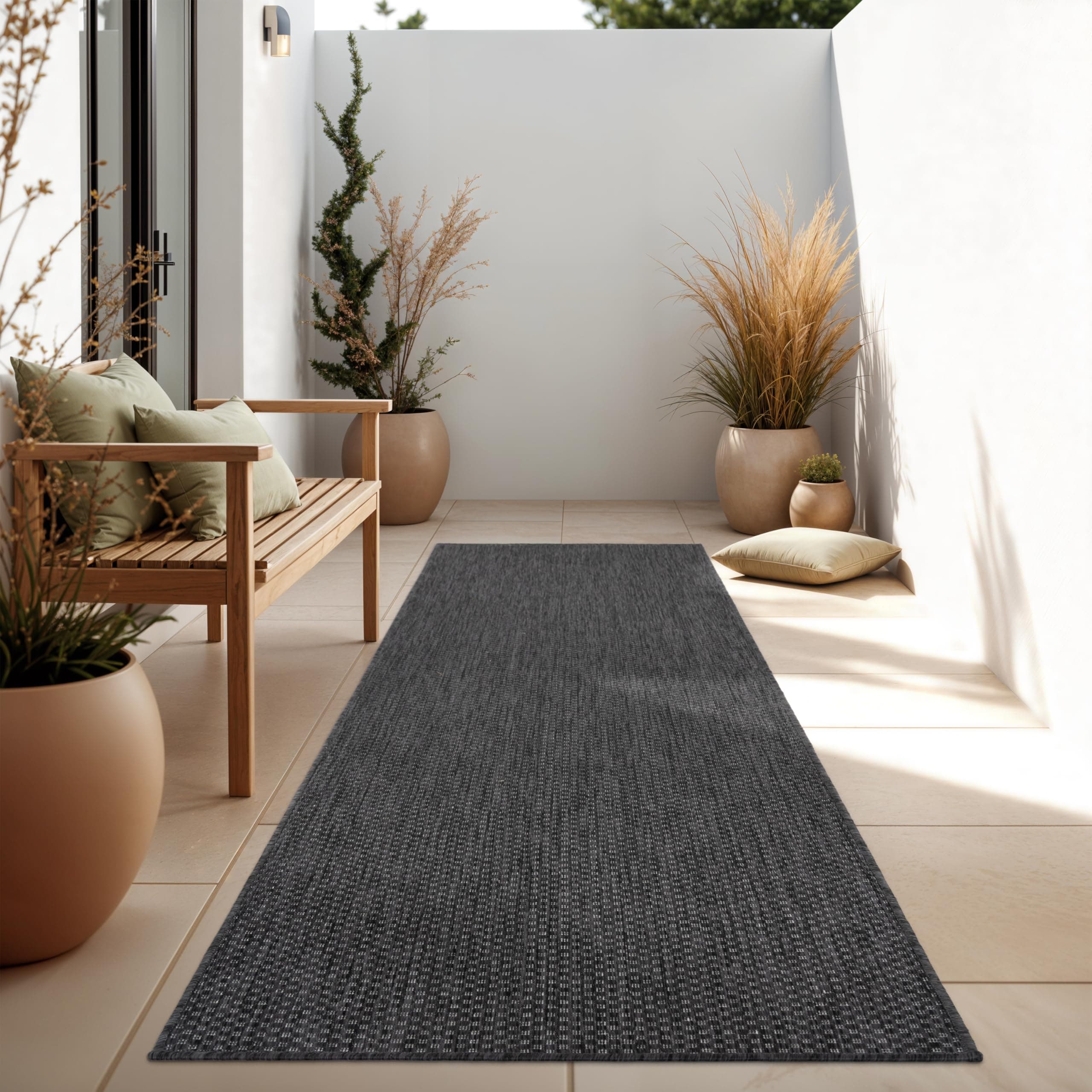 Paco Home Outdoor Teppich Flachgewebe Sisaloptik Modern Einfarbig meliert wetterfest & pflegeleicht Küchenteppich 🌿🏡