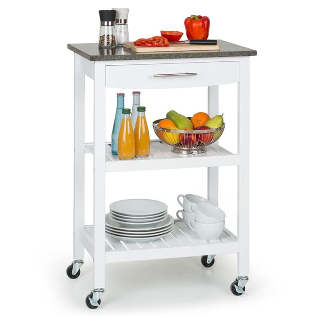 🌟 Klarstein Servierwagen: Küchenregal für Obst und Gemüse 🍎🥦🛒