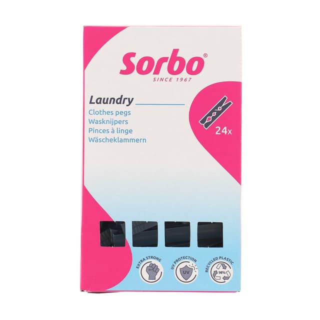 🌿🌞 Sorbo Recycled Clothes pegs 24pcs 🌞🌿