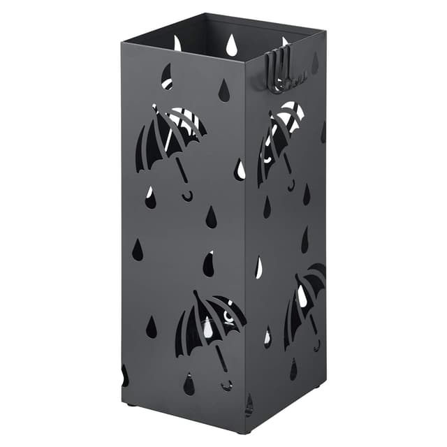 🌂 WOLTU Regenschirmständer aus Eisen, L20 x B20 x H49cm, Anthrazit Rechteck SST02an 🌧️