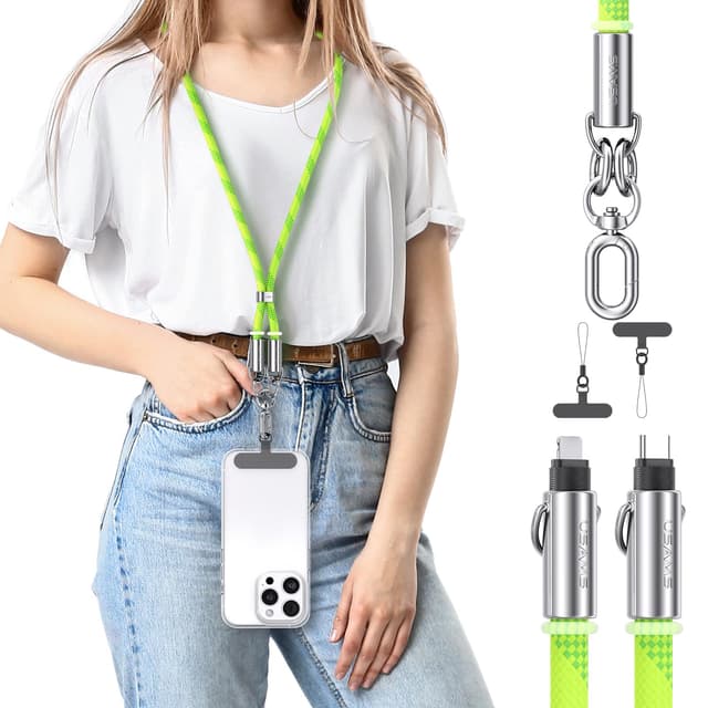 📱🔌 enablink Handykette: Multifunktionales Design & Verstellbarer Crossbody- und Nackenriemen
