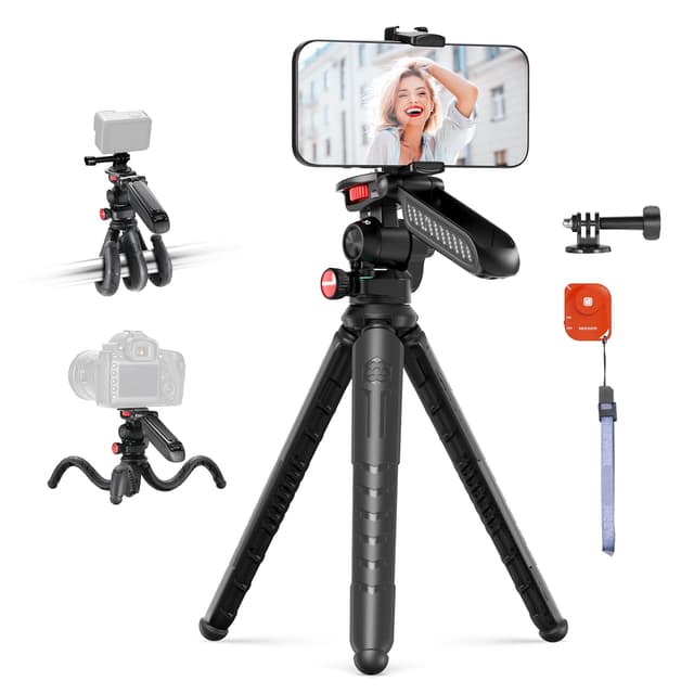 NEEWER Flexibles Tripod mit Fernbedienung und Handyhalterung 📸