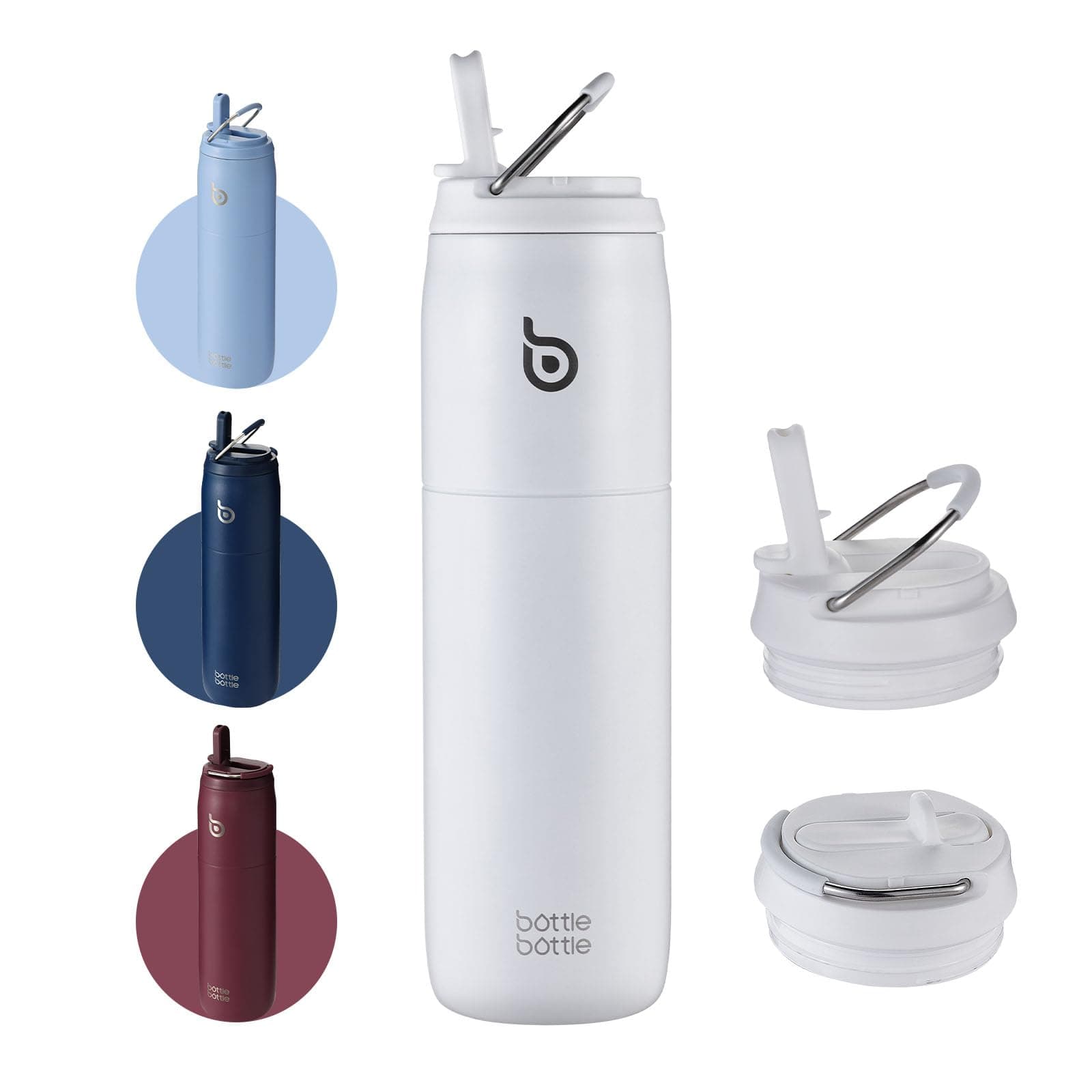 🌟 Sonderangebot! Isolierte Wasserflasche aus Edelstahl 32oz(946ml) mit Strohhalm-Griff ⭐️