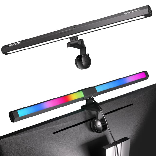 Quntis Computer Monitor Lampe mit RGB Hintergrundbeleuchtung 🌈