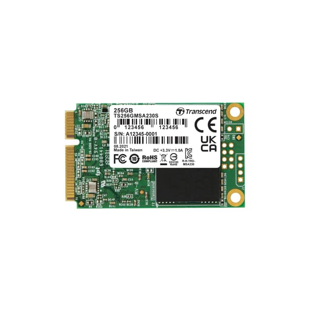 Transcend 256GB MSA230S SATA III 6Gb/s mSATA SSD 3D TLC NAND - TS256GMSA230S 🚀🔒💡
