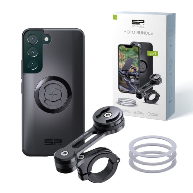 SP CONNECT Moto Bundle | SPC+ | kompatibel mit Samsung S22 | Handyhalter für Motorrad Bike Moped Roller 🚲