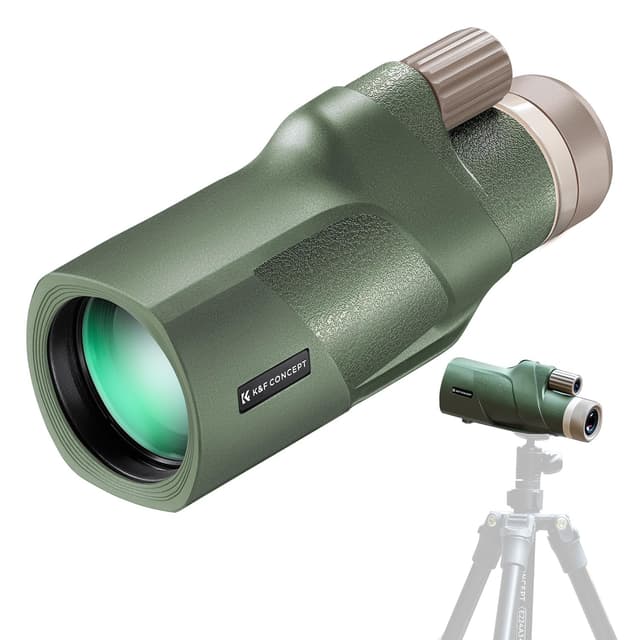 🔭 K&F Concept Monokular Teleskop IP68 Wasserdicht 12x50 HD Handy Fernrohr 🌿