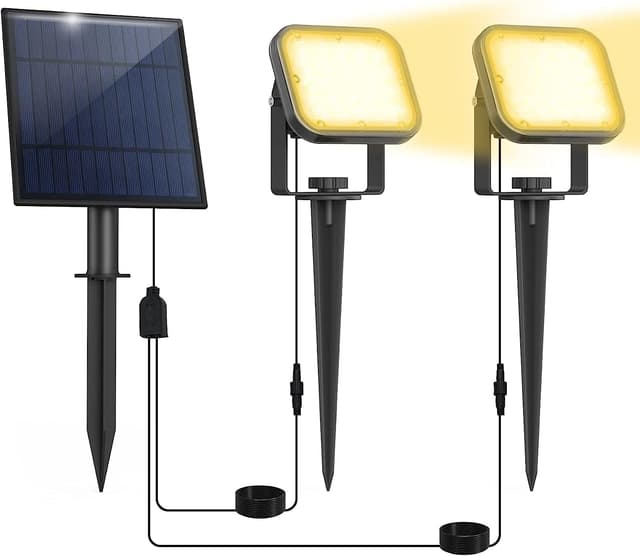 NATPOW Solar Gartenstrahler für Außen 🌞
