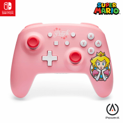🎮 Kabelloser PowerA-Controller für Nintendo Switch - Princess Peach-Rosa 🎮