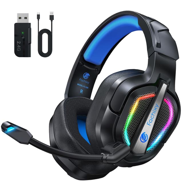 Fachixy FC200 Wireless Gaming Headset - 2,4G Bluetooth - PS5, PS4, PC - 🚀🔋🎶