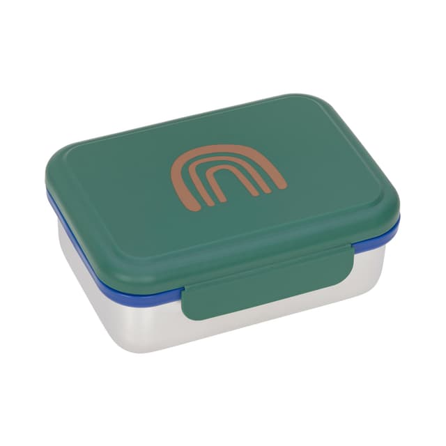🌈 LÄSSIG Kinder Brotdose Edelstahl Lunchbox Frühstücksbox Nachhaltig Kindergarten Schule 🌈