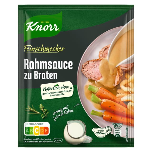 Angebot: KNORR Feinschmecker Rahmsauce zu Braten 🍲😋
