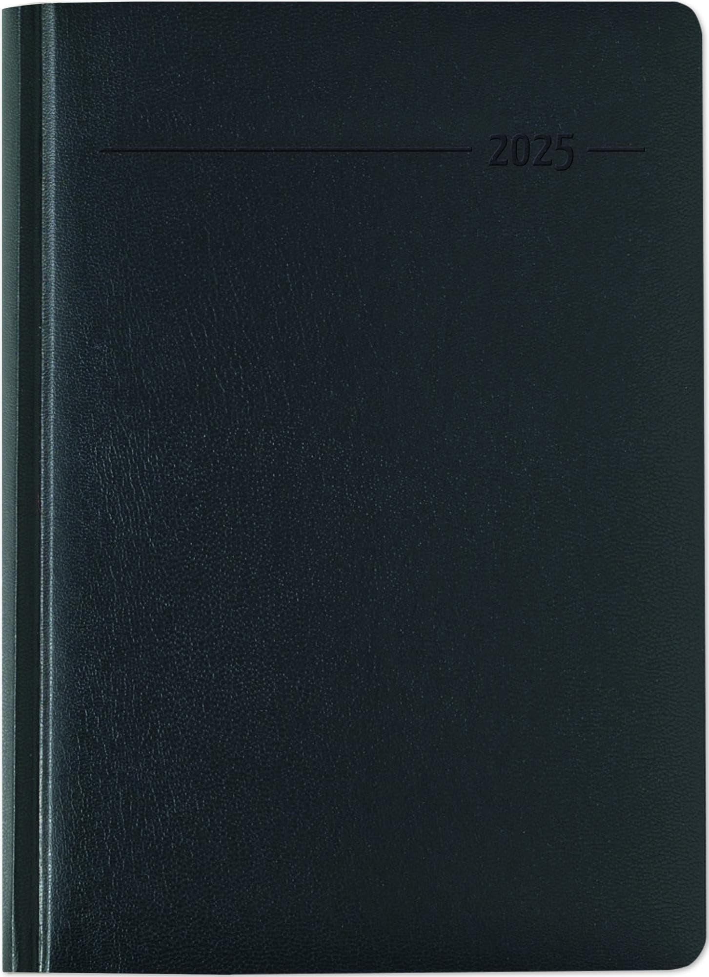 Zettler - Buchkalender Balacron 2025 schwarz, 15x21cm 📅📚