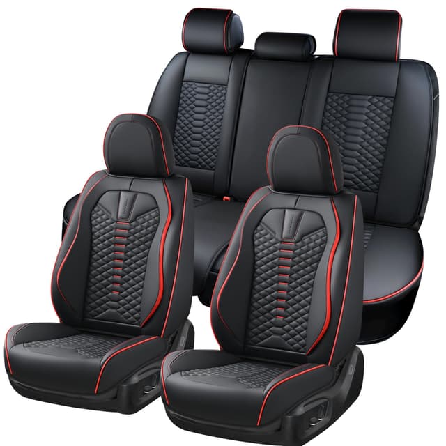 Coverado Sitzbezüge Auto Universal Set - Luxuriöses Design und Überlegener Schutz