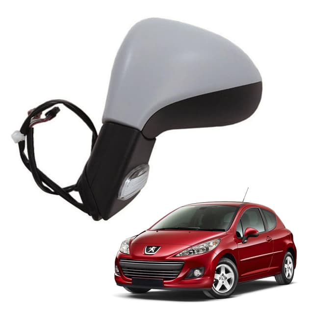 Convitex Außenspiegel links für Peugeot 207 | Elektrisch mit Blinker 🔧🚗