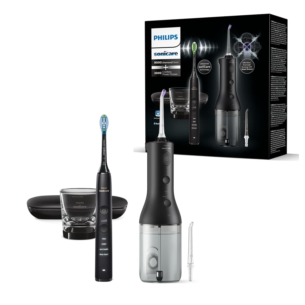 Angebote des Tages! 😁 Philips Sonicare Power Flosser Munddusche und DiamondClean 9000 elektrische Zahnbürste