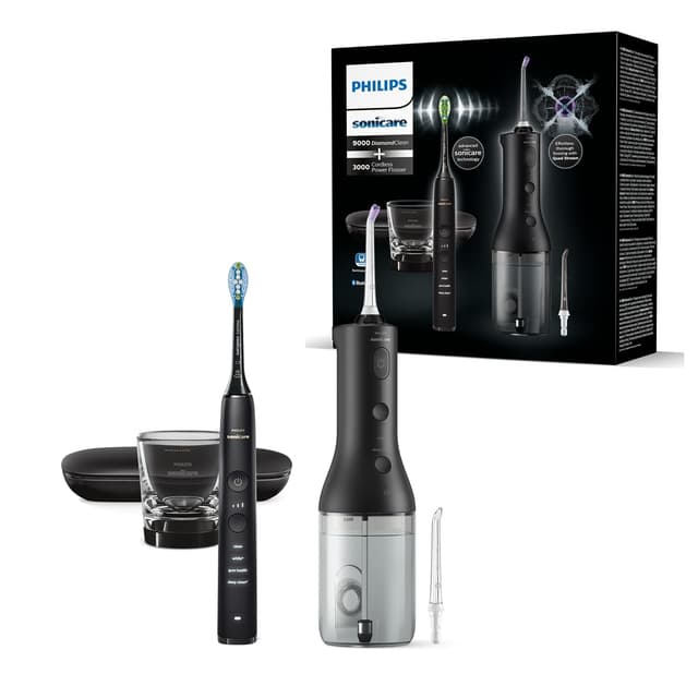 Angebote des Tages! 😁 Philips Sonicare Power Flosser Munddusche und DiamondClean 9000 elektrische Zahnbürste