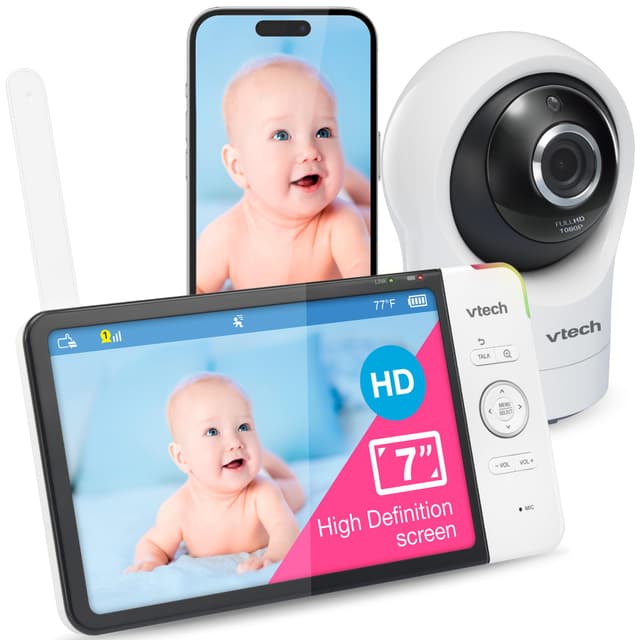 👶📹 VTech RM7764HD Babyphone mit Kamera 1080p WiFi Fernzugriff