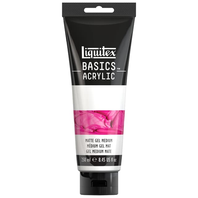 🎨 Liquitex 8870311 Basics Acrylfarbe Mattes Gelmedium - 250ml Tube 🎨
