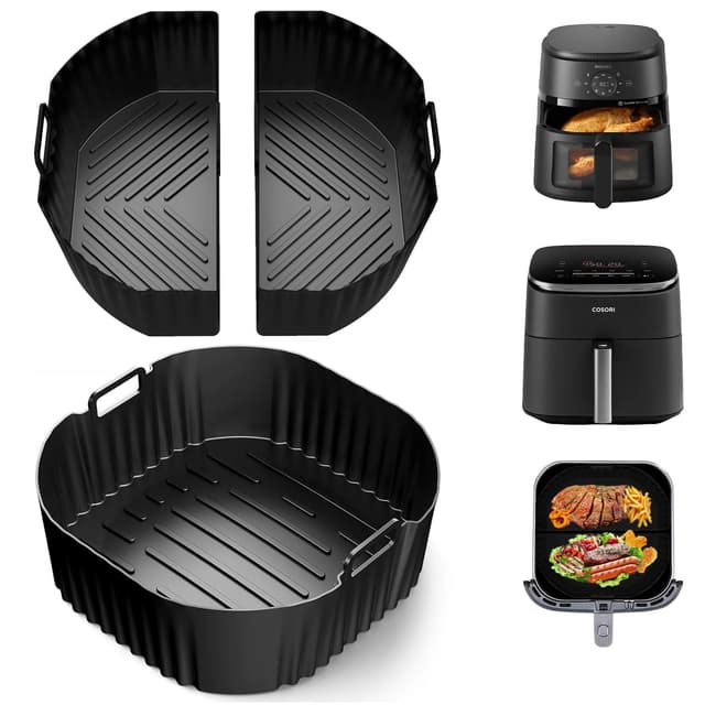 3 Stück Airfryer Silikonform Heißluftfritteuse Zubehör Angebot! 🍟🍗
