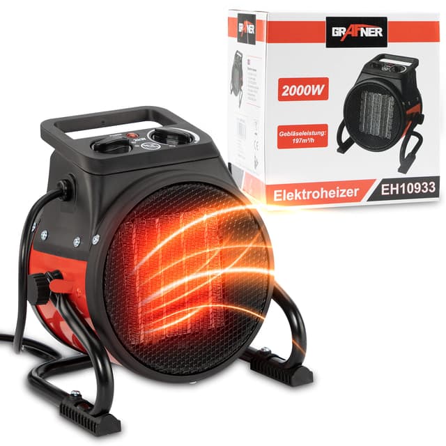 Kraftvoller Keramik Heizlüfter 2000W 🌡️🔥