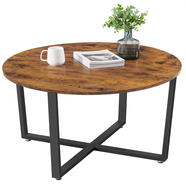 🛋️ VASAGLE Runder Couchtisch - Gemütlichkeit und Stil für Ihr Zuhause! 🏡