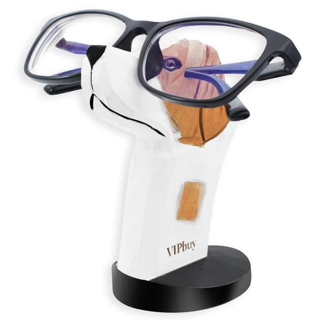 🕶️🐶 VIPbuy Handgeschnitzte Holz Brillenhalter in Hundform - Dekoration und Geschenk