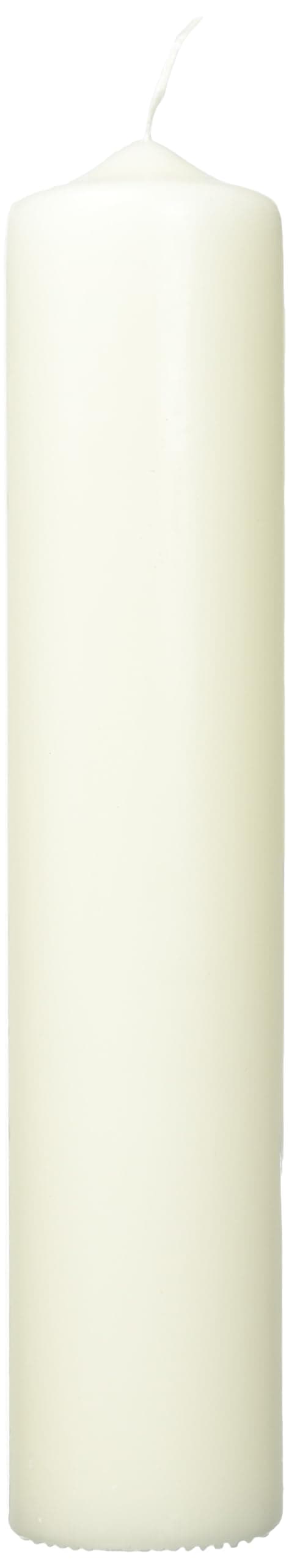 🕯️ Rayher 3140396 Stumpenkerze, creme, rund, Länge 30 cm, 6 cm ø,100% Paraffin - Angebot