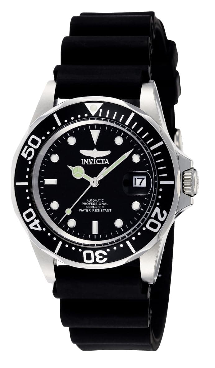 🕶️ Mega Deal: Invicta Pro Diver Edelstahl Herren Automatikuhr - 40mm Schwarz / Silber 🌊⌚