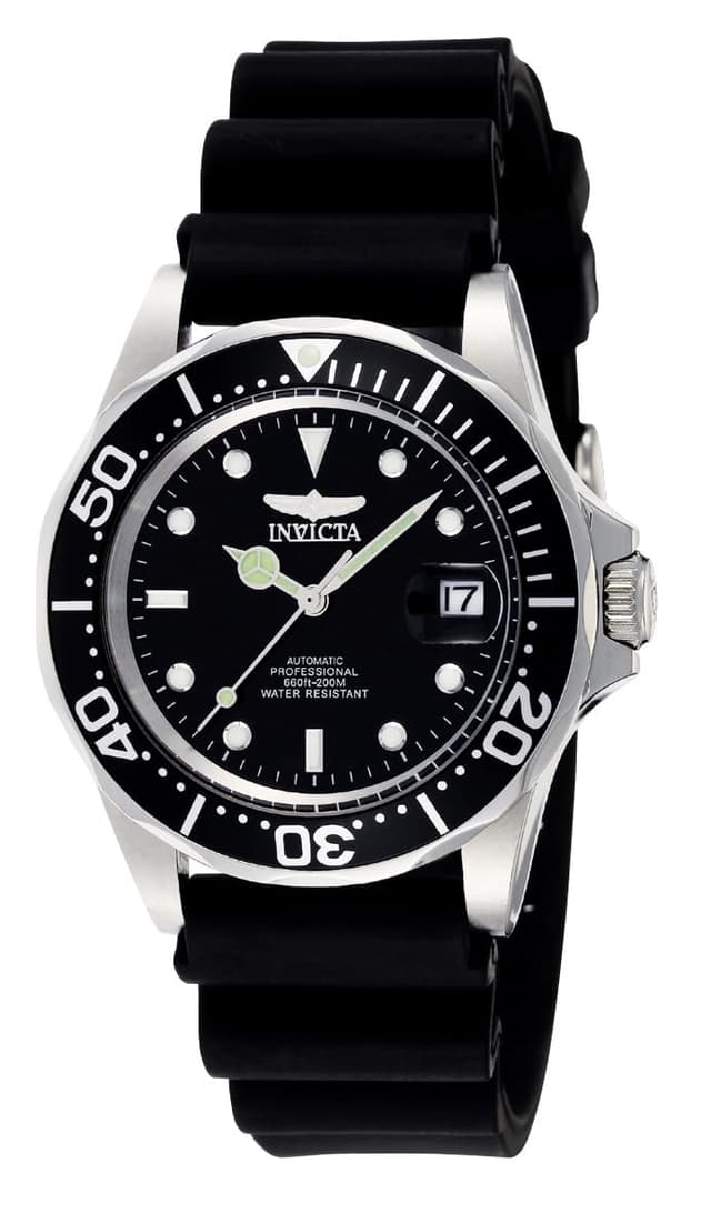 🕶️ Mega Deal: Invicta Pro Diver Edelstahl Herren Automatikuhr - 40mm Schwarz / Silber 🌊⌚