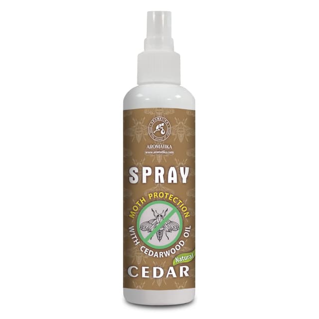 🌿🍋 Mottenspray 250ml mit Zedernholzöl und Zitroneöl - Natürlicher Mottenschutz 🌿🍋