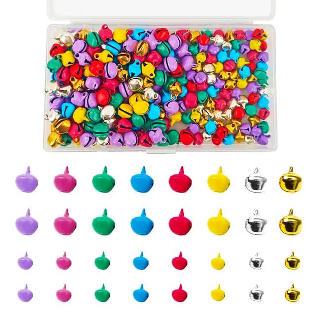 300 Stück 8mm 10mm Kleine Glöckchen Zum Basteln 🎨🔔