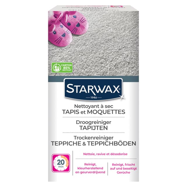 🌟 STARWAX Trockenreiniger für Teppiche und Teppichböden 🌿 500g - Reinigt, erfrischt, neutralisiert Gerüche