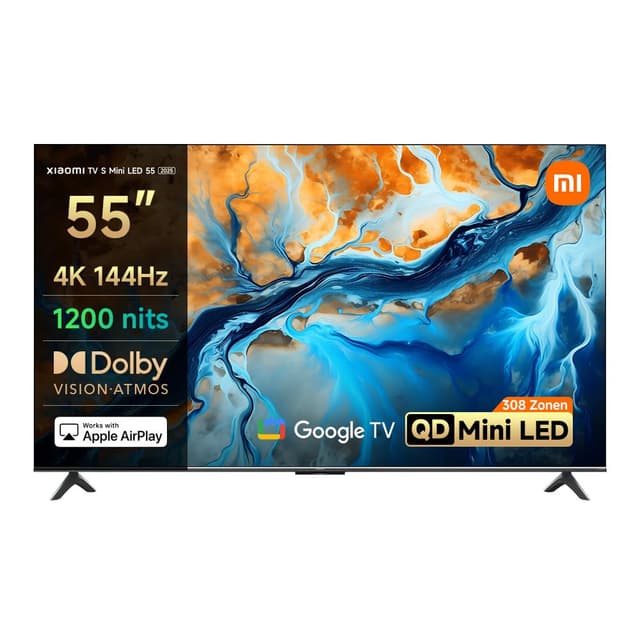 📺 Xiaomi TV S Mini 55 2025, MiniLed, QLED, 55 Zoll, Local dimming, 1200nit QD-Mini LED 55"